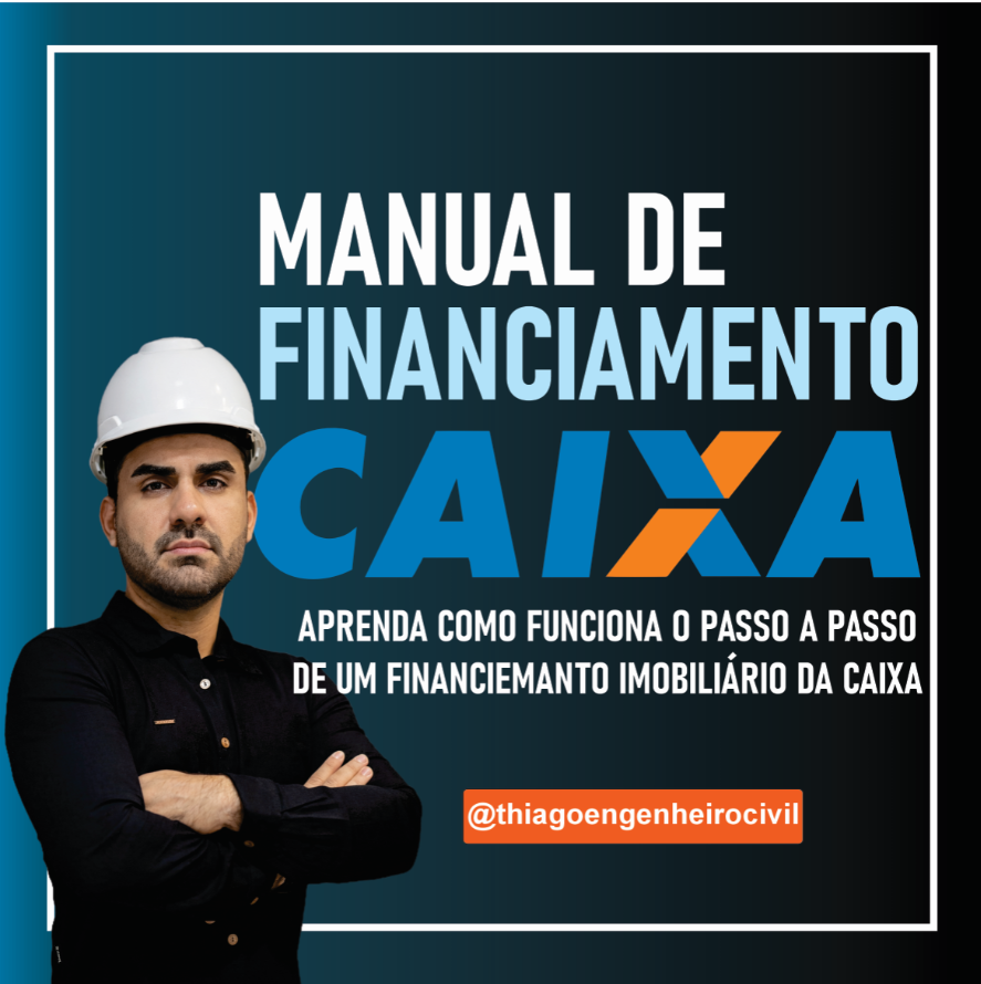 Mockup do E-book Manual de Financiamento Caixa